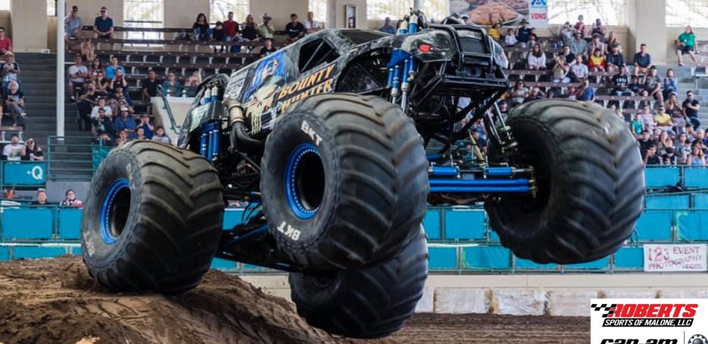 The kids were excited to go on a ride in a real Monster Truck